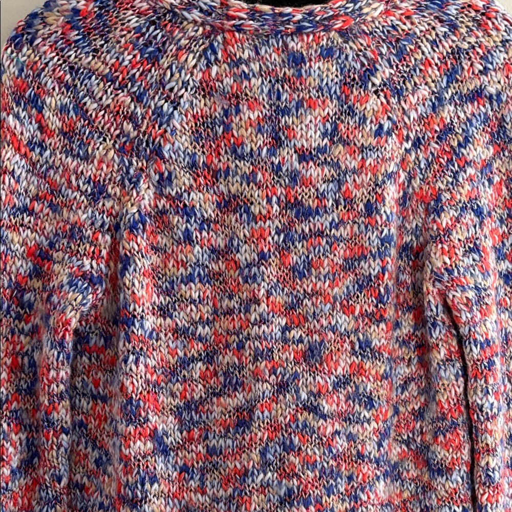 Lou and gray for loft Multicolor Knit Women's wool Sweater S - Picture 5 of 7
